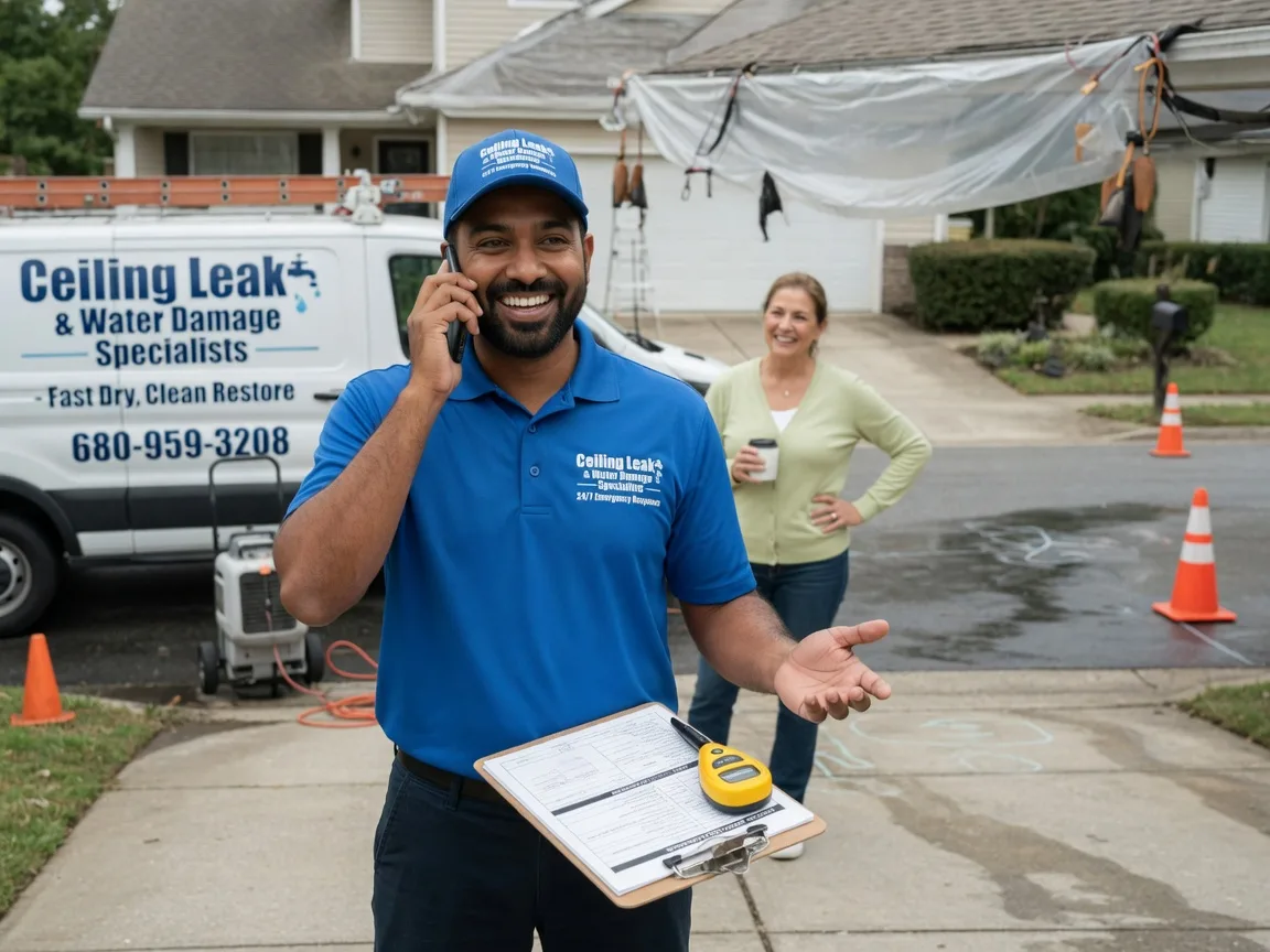 Ceiling Leak Cleanup Chesnee, SC FAQs